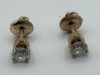 14K Gold & Diamond Stud Earrings (Riverside, CA) - 2