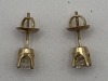14K Gold & Diamond Stud Earrings (Riverside, CA) - 3