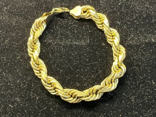 10K Gold Bracelet, Earrings, Chain (Riverside, CA)