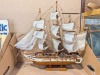Model Ship, Train, & Bookends - 4