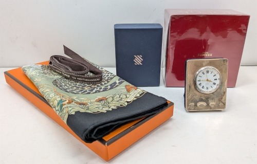Hermes Silk Scarf & Perfume