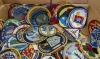 (2) Ctns Military Patches, Hats, & More - 6