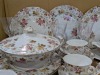 (2) Cherry China & Crystal Stemware - 3