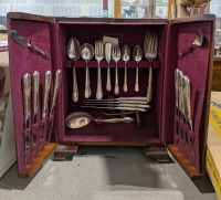 Rogers Bros. Chest & Silverware