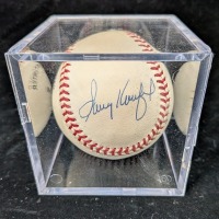 Sandy Koufax And Don Drysdale Autographed Baseball
