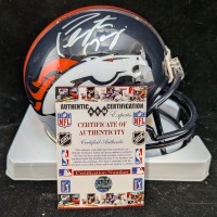 Peyton Manning Autographed Mini Helmet