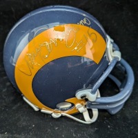 Vince Ferragamo Autographed Mini Helmet