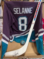 Teemu Selanne Autographed Memorabilia