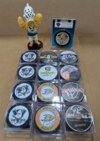 Mighty Ducks Autographed Pucks