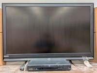 JVC 46" TV & Sony DVD Player