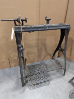 Antique Treadle-Powered Lathe