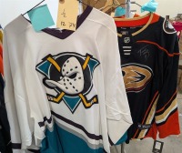 (2) Vitaly Vishnevki Autographed Ducks Jerseys