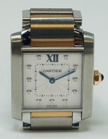 Cartier Tank Francaise Gold & Stainless Steel Watch (Dayton, NJ)