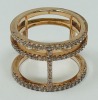 Rose Gold Tone Ring (Dayton, NJ) - 2