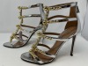 Studded Stiletto Sandals (Dayton, NJ)