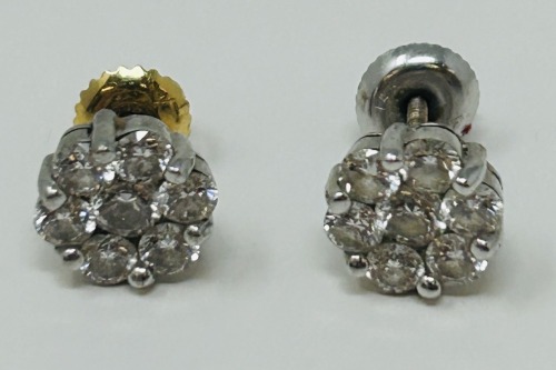 14K Gold & Diamond Earrings (Dayton, NJ)