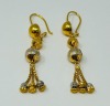 22K Gold Plated Necklace & Gold Plated Jewelry & Single Base Metal & Stone Earrings (Dayton, NJ) - 2