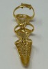 22K Gold Plated Necklace & Gold Plated Jewelry & Single Base Metal & Stone Earrings (Dayton, NJ) - 10