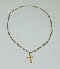 22K Gold Plated Necklace & Gold Plated Jewelry & Single Base Metal & Stone Earrings (Dayton, NJ) - 12