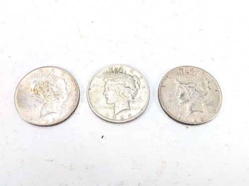 (3) U.S. Silver $1 Coins