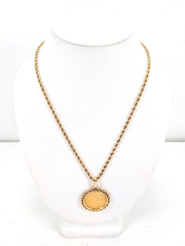 14K Gold Necklace w/ Liberty Head Coin