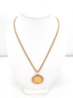 14K Gold Necklace w/ Liberty Head Coin