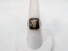 14K Yellow Gold Signet Ring