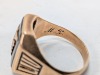 14K Yellow Gold Signet Ring - 5
