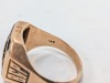 14K Yellow Gold Signet Ring - 6
