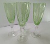 (4) Green Val De Pome Chritophe Saba Biot Glasses - 2