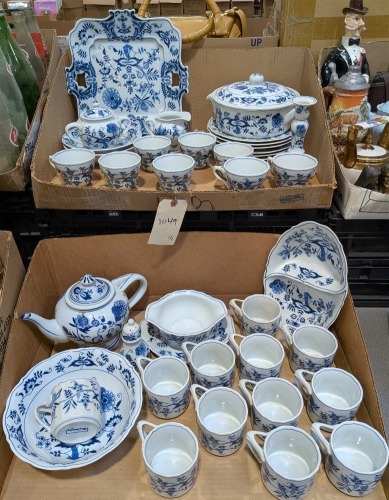 (2) Ctns "BlueDanube" Dishes