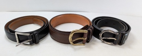 Coach, Neiman Marcus & Brooks Brothers Belts