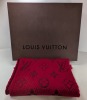Red Louis Vuitton Scarf