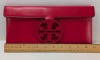 Red Tory Burch Clutch - 3