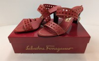 Red Salvadore Ferragamo Heels