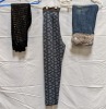 (2) Leggings (1) Jeans