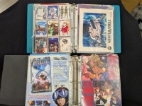 (2) Anime Trading Card Binders, Posters & Other Ephemera