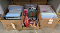 (3) Ctns Books, Trading Cards, & More (Adult)