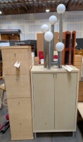 Storage Cabinets & Lamp