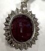 18K White Gold, Ruby & Diamond Pendant (Pompano Beach, FL) - 4
