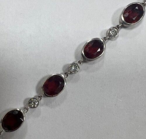 18KW, Ruby & Diamond Bracelet (Pompano Beach, FL)
