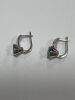18KW & Green-Blue Diamond Earrings (Pompano Beach, FL) - 2