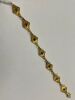 18KY, Blue Sapphire & Diamond Bracelet (Pompano Beach, FL) - 3