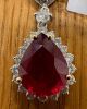 18KW Ruby & Diamond Pendant (Pompano Beach, FL) - 2