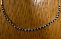 18KR Gold, Blue Sapphire & Diamond Necklace (Pompano Beach, FL)
