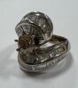 18KW, Brown & Clear Diamonds Ring (Pompano Beach, FL)