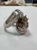 18KW, Brown & Clear Diamonds Ring (Pompano Beach, FL) - 2