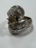 18KW, Brown & Clear Diamonds Ring (Pompano Beach, FL) - 4