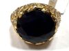 18KW, Blue Sapphire & Brown Diamond Ring (Pompano Beach, FL)