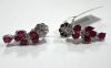 18KW, Ruby & Diamond Drop Earrings (Pompano Beach, FL)